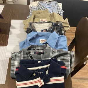 Dickies and More Men's Casual Button Down Shirts - Assorted Colors